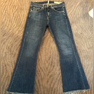 Rag and Bone Crop Flare Jean